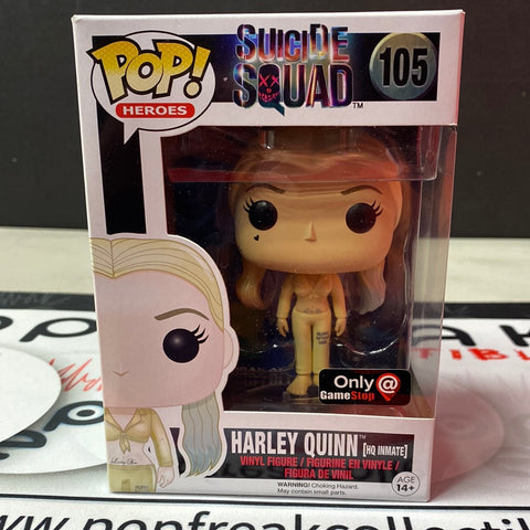 Pop DC Heroes: Suicide Squad- Harley Quinn Inmate (GameStop Exclusive) JP