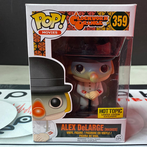 Pop Movies: Clockwork Orange- Alex DeLarge Masked (Hot Topic Ltd Ed Exclusive)