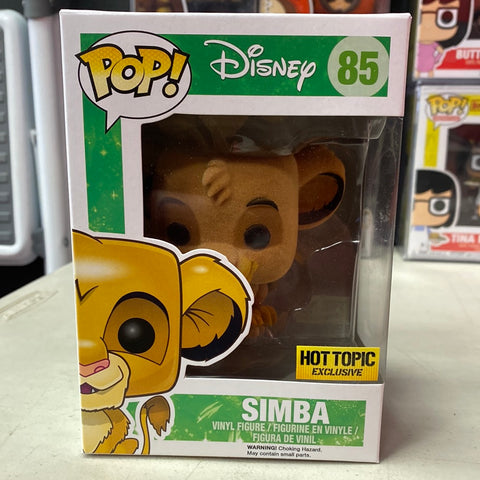 Pop Disney: Lion King- Simba (Flocked Hot Topic Exclusive)