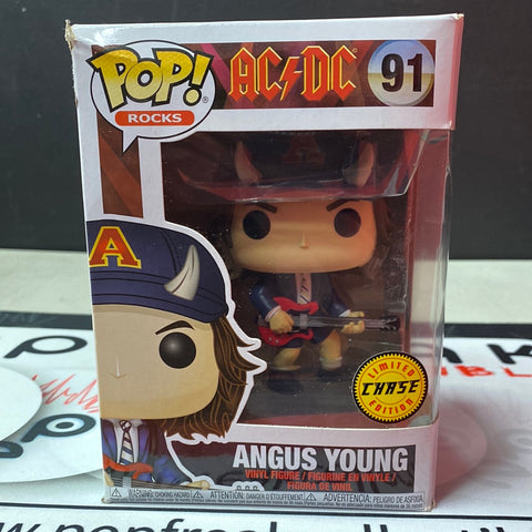 Pop Rocks: AC/DC- Angus Young (CHASE/box damage) JP