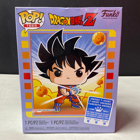 Pop Tees: Dragonball Z- Goku Pop + Tee (GameStop Exclusive/Medium)