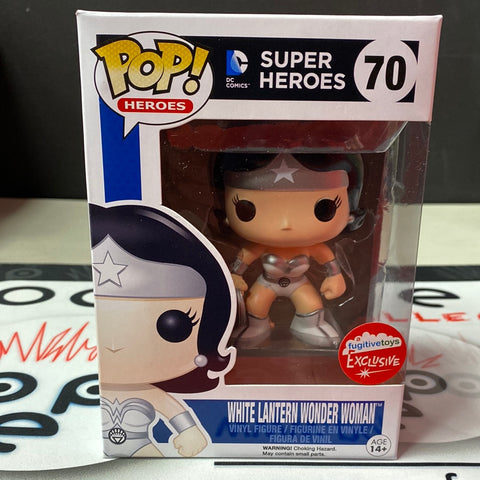 Pop Heroes: DC Super Heroes- White Lantern Wonder Woman (Fugitive Toys Exclusive)