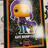 Pop Marvel Studios MCU: Hawkeye- Blacklight Kate Bishop w/ Lucky the Pizza Dog (Target Exclusive)