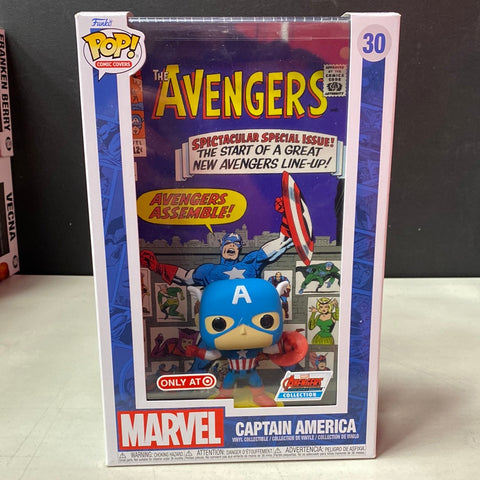 Pop Comic Covers: Marvel Avengers- Captain America (Target Exclusive Avengers Collection)