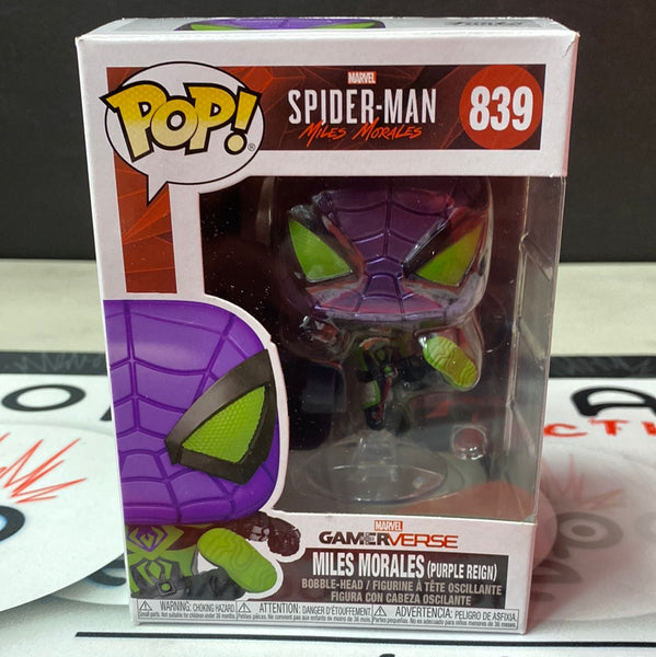 POP Marvel: Spider-Man- Miles Morales (Purple Reign)(Metallic)
