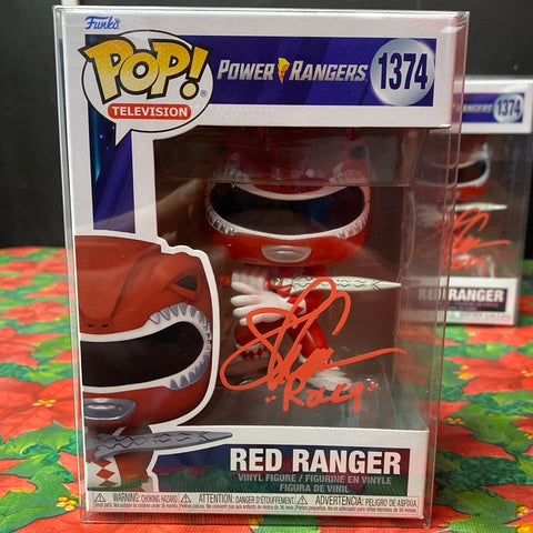 Pop Television: Mighty Morphin Power Rangers- Red Ranger (Signed by Steve Cardenas)