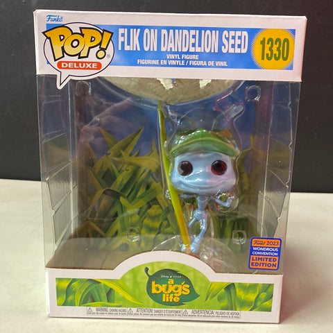 Pop Deluxe Disney Pixar: Bugs Life- Flik on Dandelion Seed (2023 Wondrous Con)