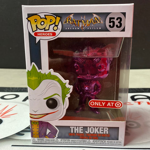Pop Heroes: Batman Arkham Asylum- Joker (Purple Chrome Target Exclusive)