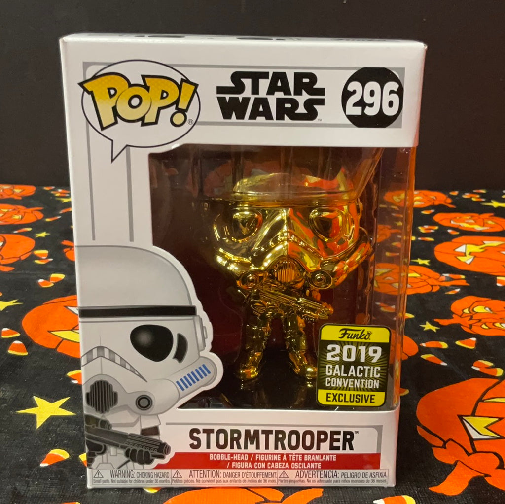 Pop Movies: Star Wars- Stormtrooper (Gold 2019 Galactic Convention