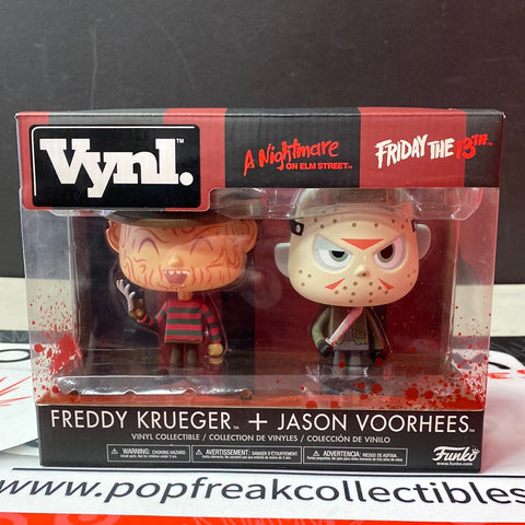 Funko Vynl: Nightmare on Elm Street/Friday the 13th- Freddy Krueger & Jason Voorhees JP