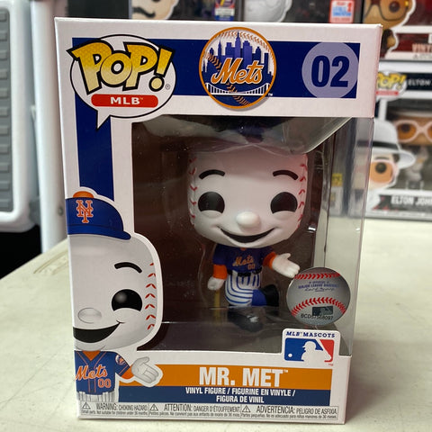Pop MLB: NY Mets- Mr Met (Blue Jersey)