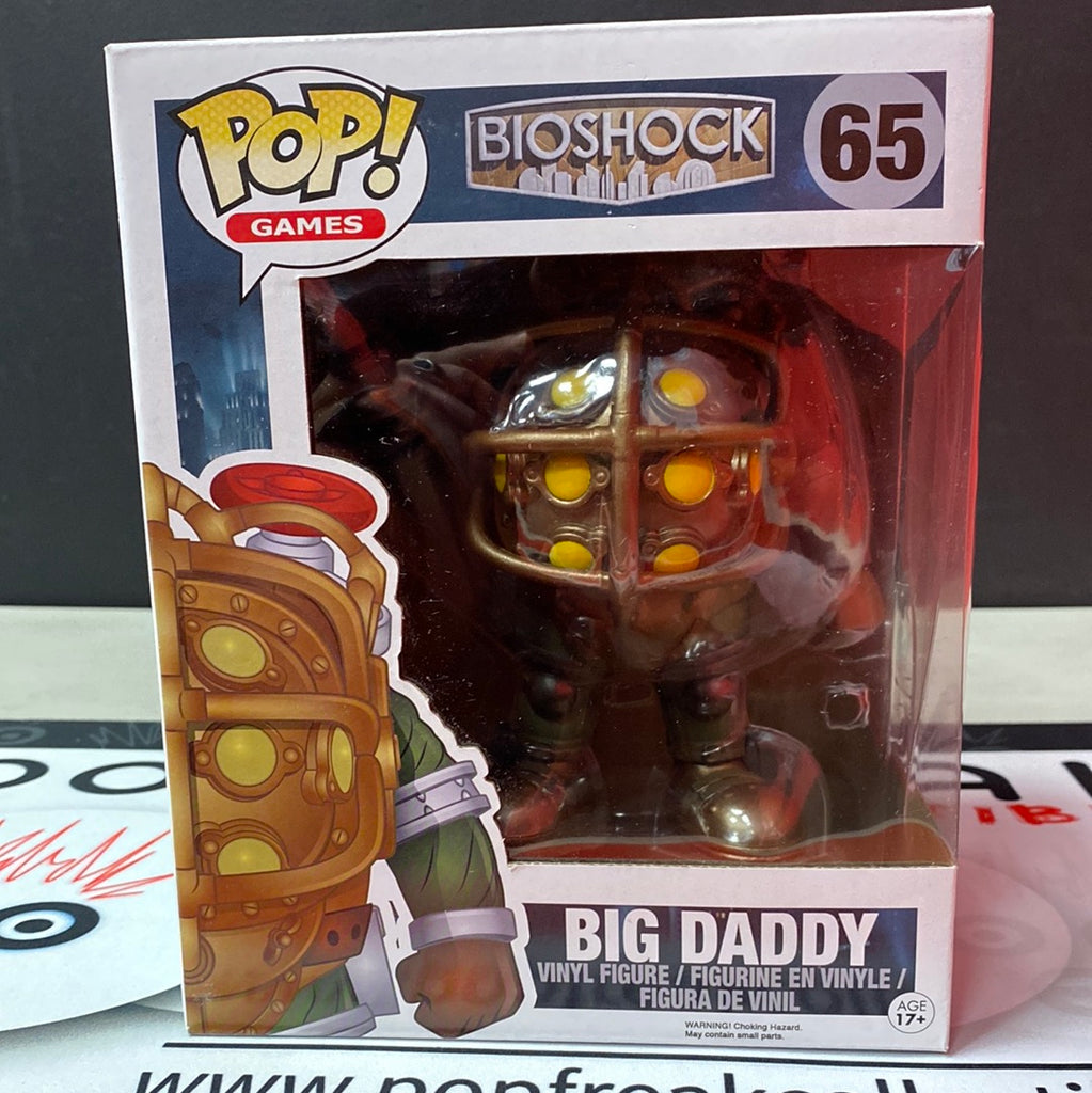  Funko POP Games: Bioshock - Big Daddy 6 Action Figure : Toys &  Games