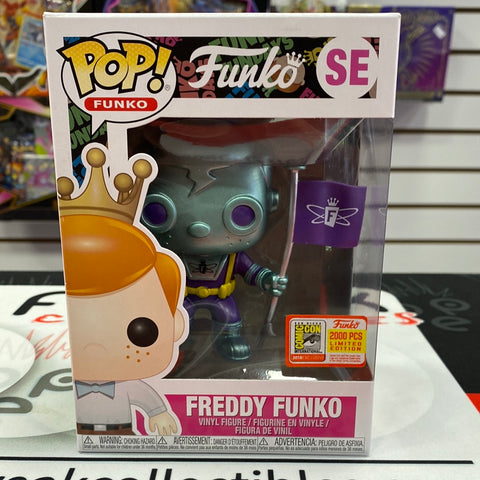 Pop Funko: Freddy Funko Space Robot Teal (2018 SDCC Ltd 2000)