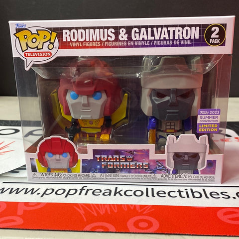 Pop Television: Transformers- Rodimus & Galvatron 2 Pack (2023 Summer Convention)