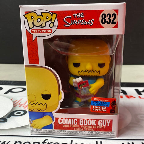 Pop Television: Simpsons- Comic Book Guy (2020 Fall Convention)