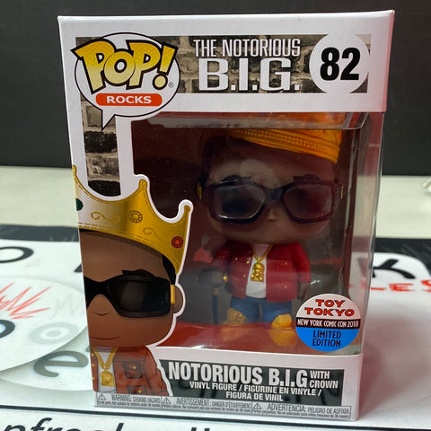 Pop Rocks: Notorious BIG w/ Crown (2018 Toy Tokyo NYCC)