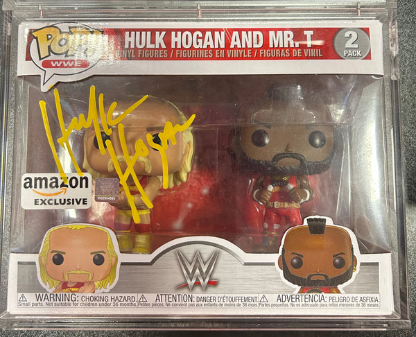 Pop WWE: Hulk Hogan and Mr. T (Amazon Exclusive) (Hogan Auto/JSA)