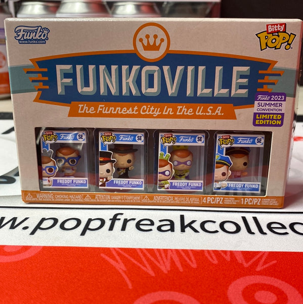 Bitty Pop: Funkoville 4 Pack (2023 Summer Convention)