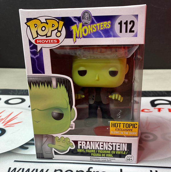 Pop Movies: Universal Monsters- Frankenstein (GITD Hot Topic Exclusive)