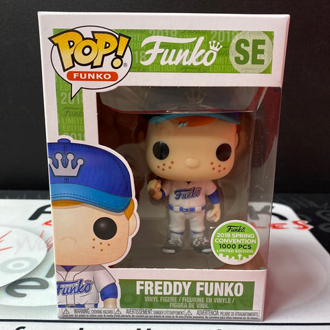 Pop Funko: Baseball Freddy Funko (2018 Spring Convention Ltd 1000)