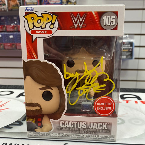 Pop WWE: Cactus Jack (Mick Foley Auto Beckett/GameStop Exclusive)