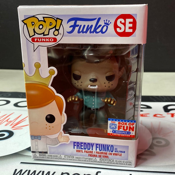 Pop Funko: Freddy Funko as Wolfman (2021 Box of Fun Ltd 3000)