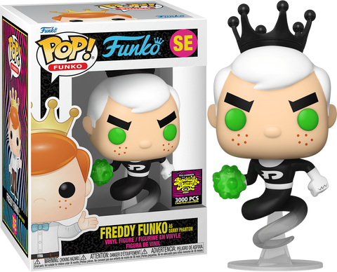 Pop Funko: Freddy Funko as Danny Phantom (2022 Fundays Blacklight Battle Ltd 3000)