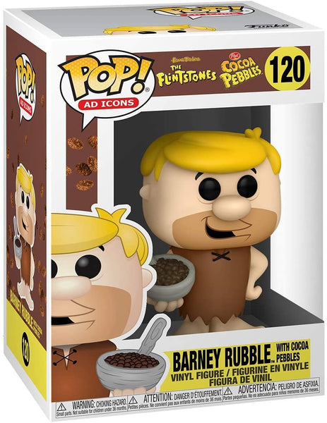 POP Ad Icons: Cocoa PEBBLES- Barney w/Cereal