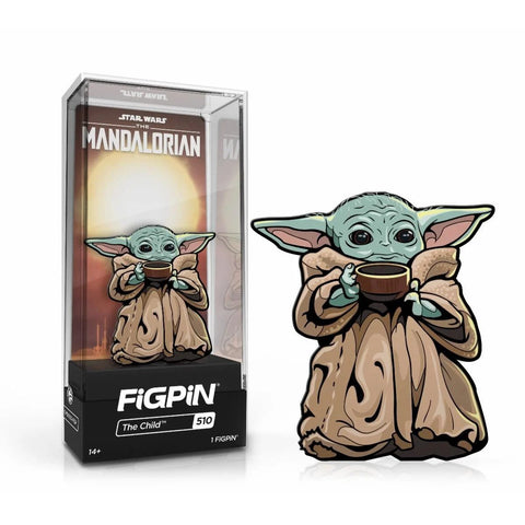 Buy - FiGPiN Classic: The Mandalorian - The Child w/ Soup (#510) - Pop Freak Collectibles