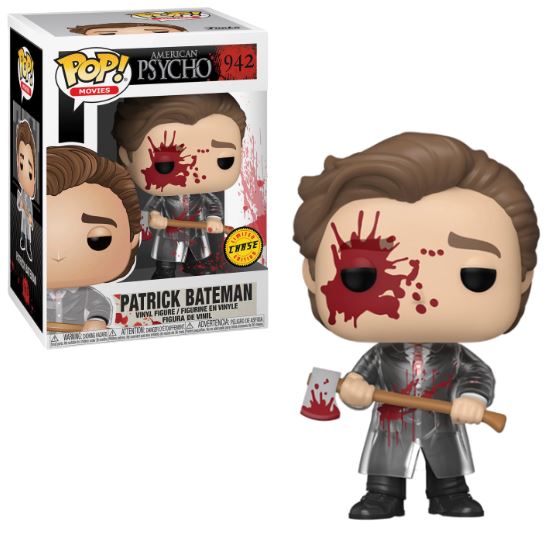 POP! Movies: American Psycho - Patrick w/ Axe (Common + Chase Bundle)