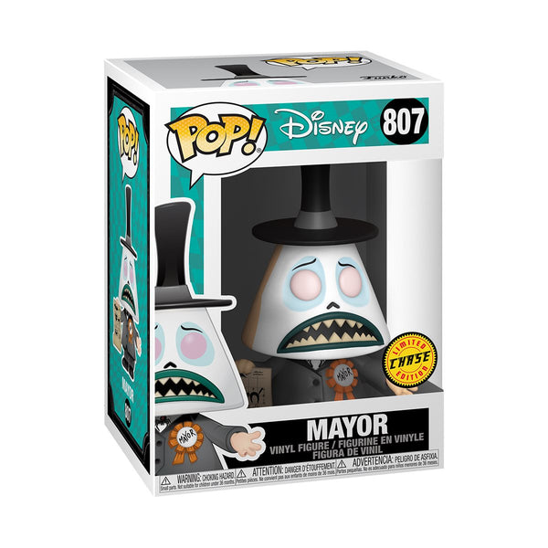 POP! Disney: Nightmare Before Christmas- Mayor w/Megaphone (Common + Chase Bundle)
