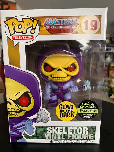 Funko Pop! Television: Masters of the Universe- Skeletor (GITD - Gemini Collectibles Excl. LE 480)