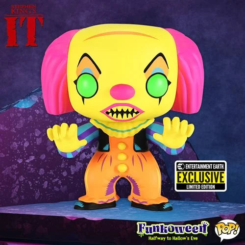 Pop Movies: It- Pennywise 1990 (Entertainment Earth Blacklight)