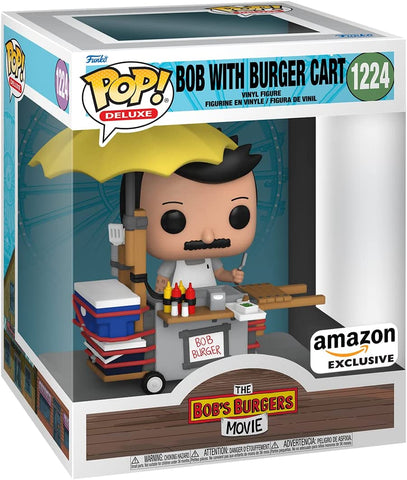 Pop Deluxe: Bob's Burgers The Movie- Bob w/ Burger Cart (Amazon Exclusive)