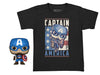 Pocket Pop and Tee: Avengers Age of Ultron- Captain America