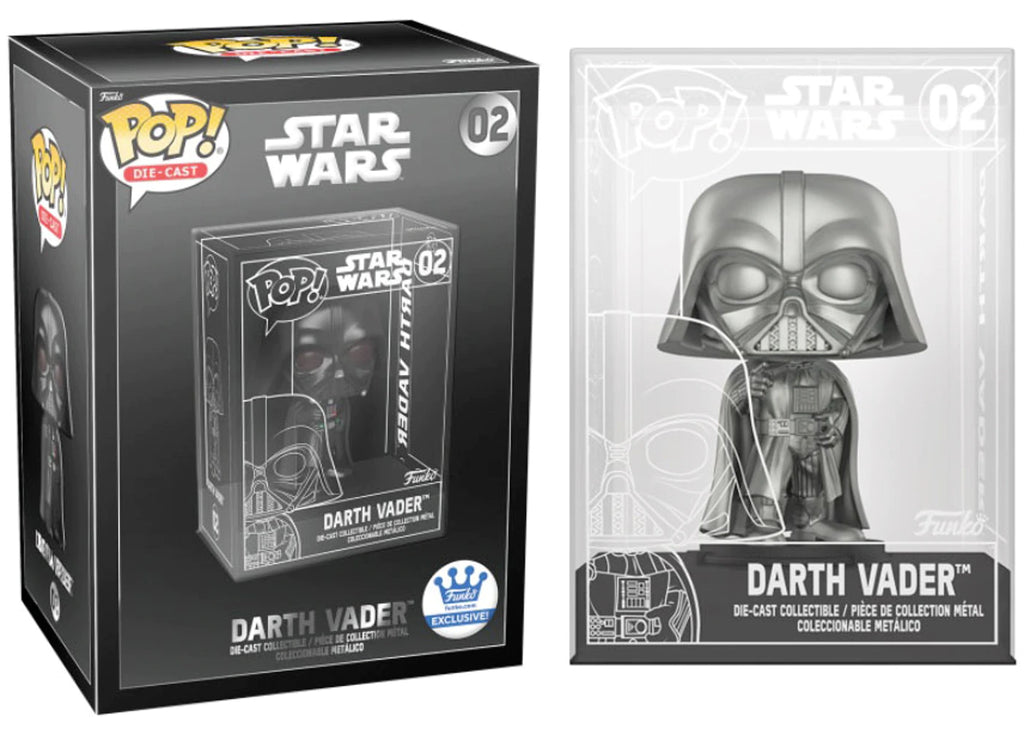 Pop Die Cast Star Wars Darth Vader CHASE Funko Exclusive Pop