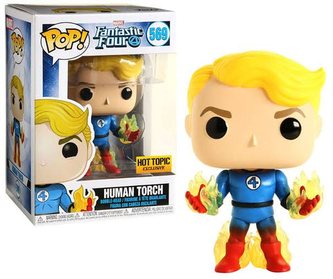 Pop Marvel: Fantastic Four- Human Torch (Hot Topic Exclusive)