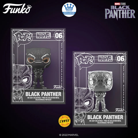 Pop Die Cast: Marvel- Black Panther