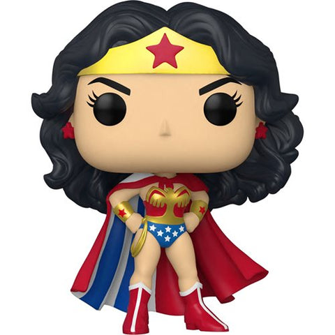Pop Heroes: Wonder Woman 80th Anniversary- Wonder Woman Classic w/ Cape
