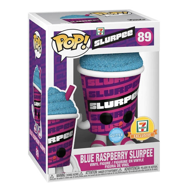 Pop Ad Icons: 7-11 Slurpee- Blue Raspberry Slurpee (Glitter 7-11 Exclusive)