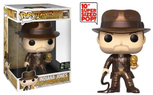 Pop Movies: Indiana Jones- Indiana Jones Metallic Jumbo 10” (Emerald City)