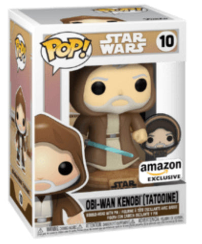 Pop Star Wars: Obi-Wan Kenobi Tatooine (Amazon Exclusive w/ Pin)