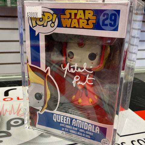 Pop Star Wars: Queen Amidala AUTOGRAPH Natalie Portman