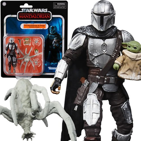 Kenner Star Wars- Mandalorian Vintage Collection- Mandalorian & Grogu