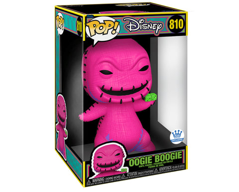 Pop Disney: Nightmare Before Christmas- Oogie Boogie w/ Dice 10” (Blacklight Funko Exclusive)