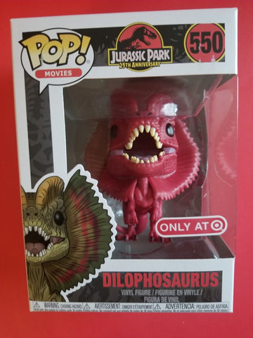 Pop Movies: Jurassic Park 25th- Dilophosaurus (Red Target Exclusive)