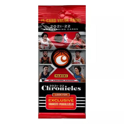 Panini Chronicles NBA 2021-22 Hanger Pack (15 Cards)