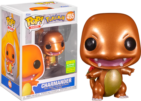 Pop Games: Pokémon- Charmander (Metallic 2022 Summer Convention)