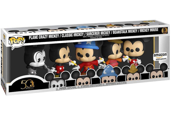 Pop Disney: Mickey 5 Pack 50th Anniversary (Amazon Exclusive)