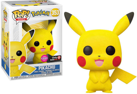 Pop Games: Pokémon- Pikachu (Flocked Gamestop Exclusive)